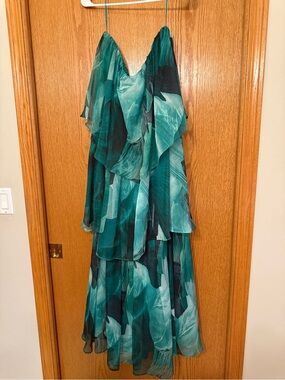 Petal and Pup Bloom Strapless Maxi Dress Womens XL
